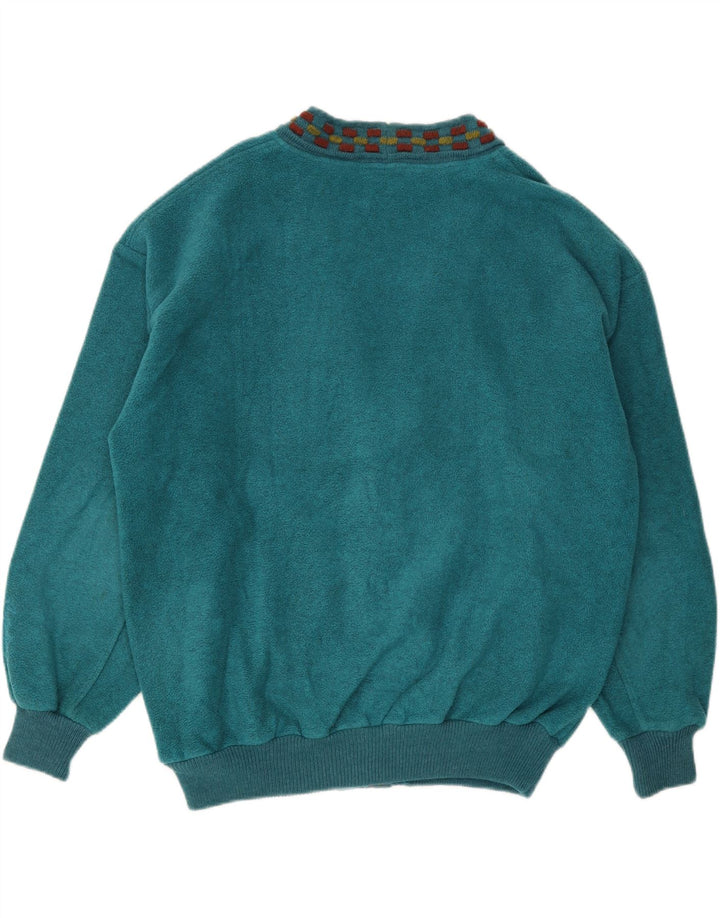 AUSTRALIAN L'ALPINA Fleecejakke til mænd IT 52 XL Blå Geometrisk Polyester