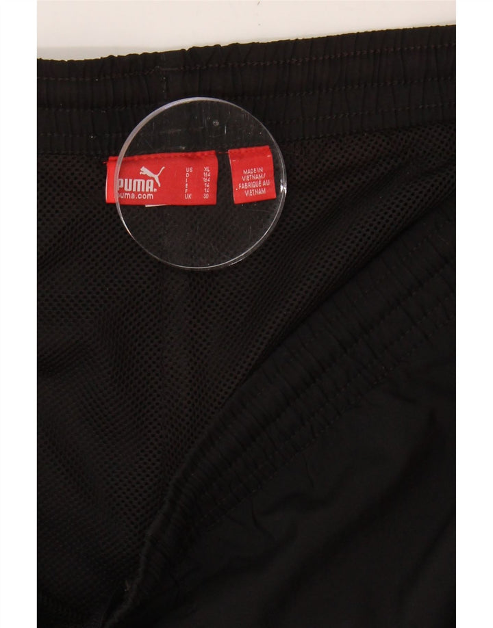 PUMA Boys Capri Tracksuit Trousers 13-14 Years  Black Vintage Puma and Second-Hand Puma from Messina Hembry 