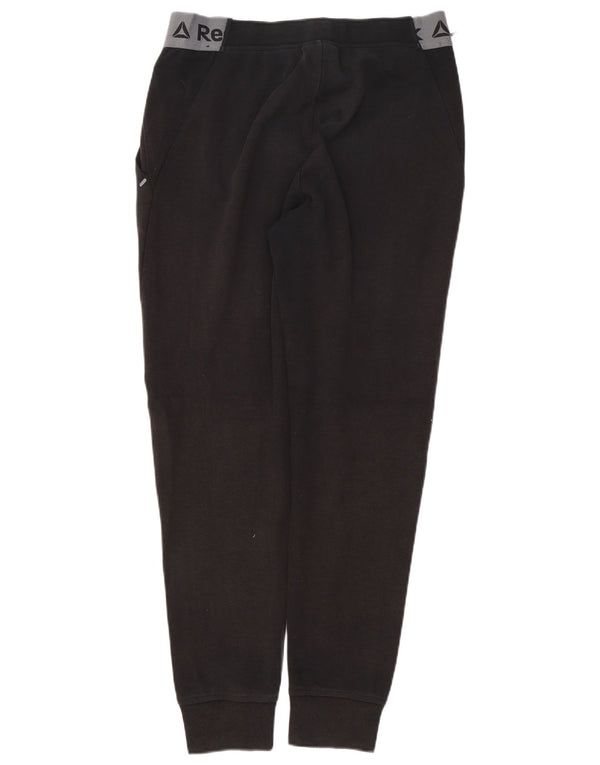 REEBOK Herre grafisk træningsdragt Bukser Joggers Medium Sort Colourblock