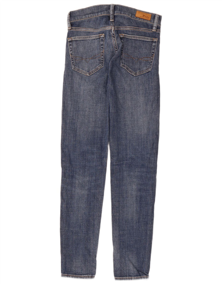 Polo Ralph Lauren Dame Slim Jeans W24 L30 Blå Bomuld