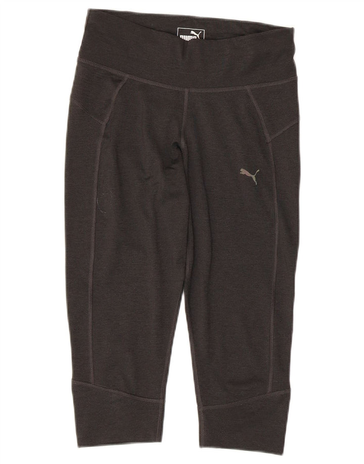 Puma Dame Capri Leggings UK 8 Small Grå Polyester
