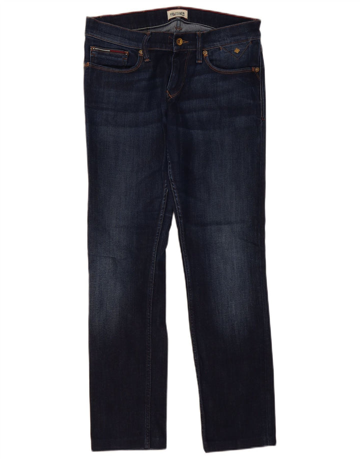 Tommy Hilfiger Dame Slim Jeans W30 L29 Marineblå Bomuld