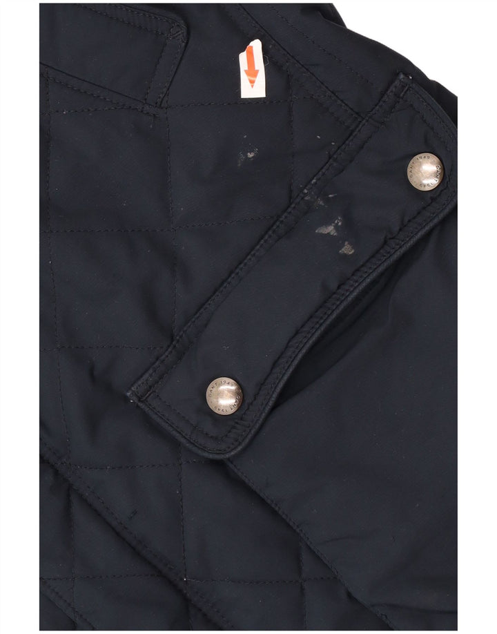 Gant Herre quiltet jakke UK 40 Large Navy Blue Polyester