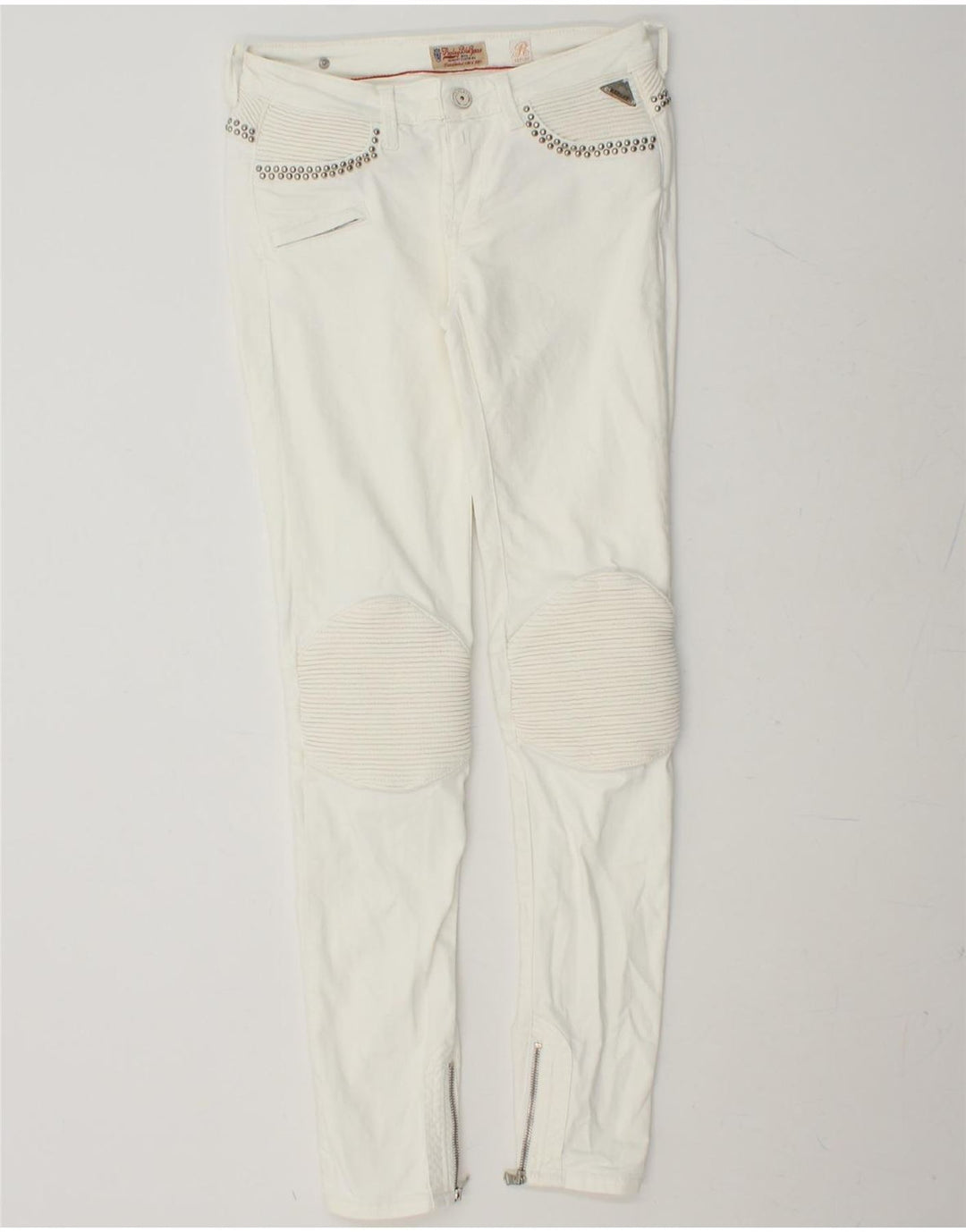 REPLAY Womens Skinny Jeans W26 L30 White Cotton Vintage Replay and Second-Hand Replay from Messina Hembry 