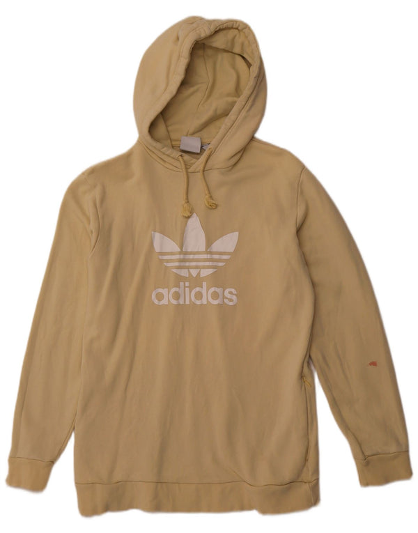 ADIDAS Grafisk hættetrøje til mænd Medium gul bomuld