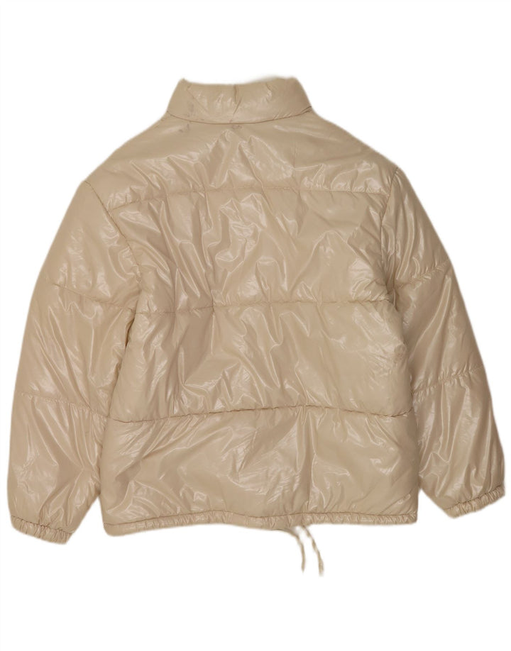 Benetton Polstret Damejakke UK 18 XL Beige Polyamid