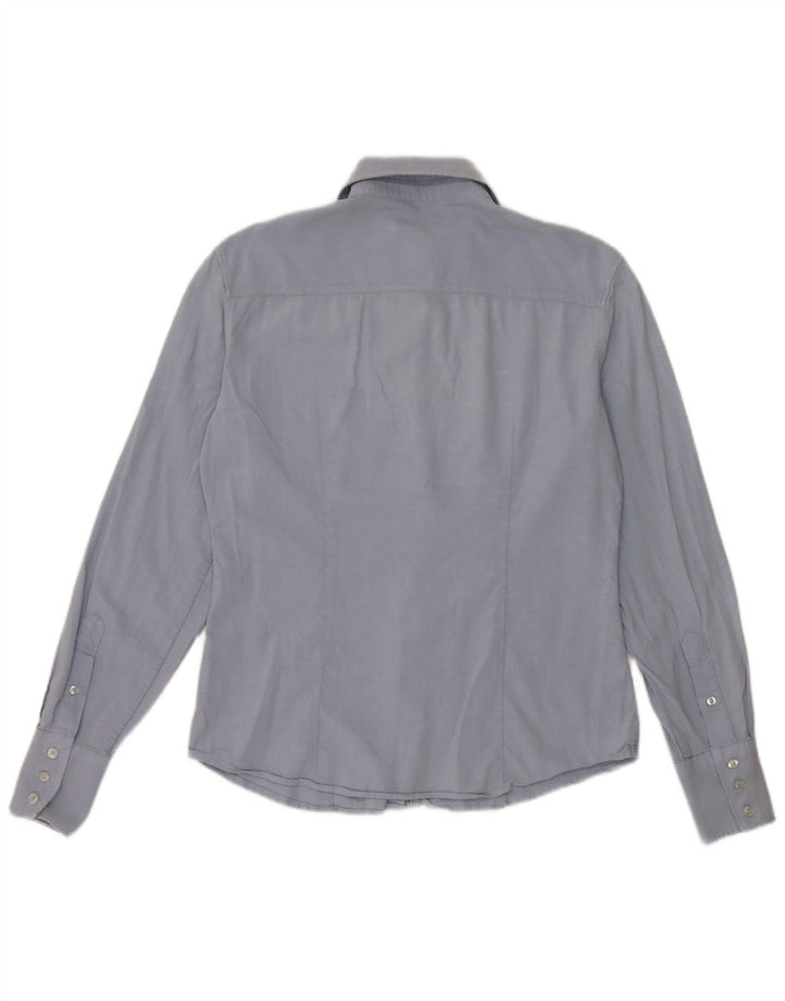 Gant Dameskjorte UK 12 Medium Blue Cotton