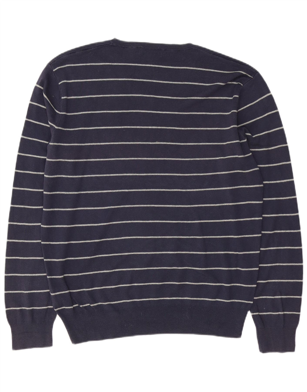 POLO RALPH LAUREN Herre V-hals sweater Stor marineblå stribet