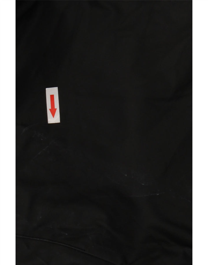 Zara Regnjakke med hætte til mænd UK 42 XL Sort Polyester
