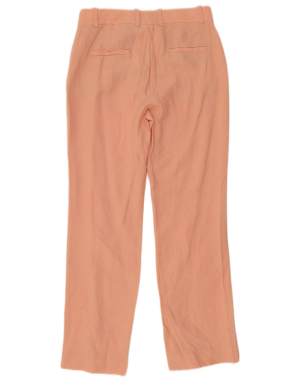 Zara Lige Chinobukser til kvinder XS W25 L27 Orange Viscose