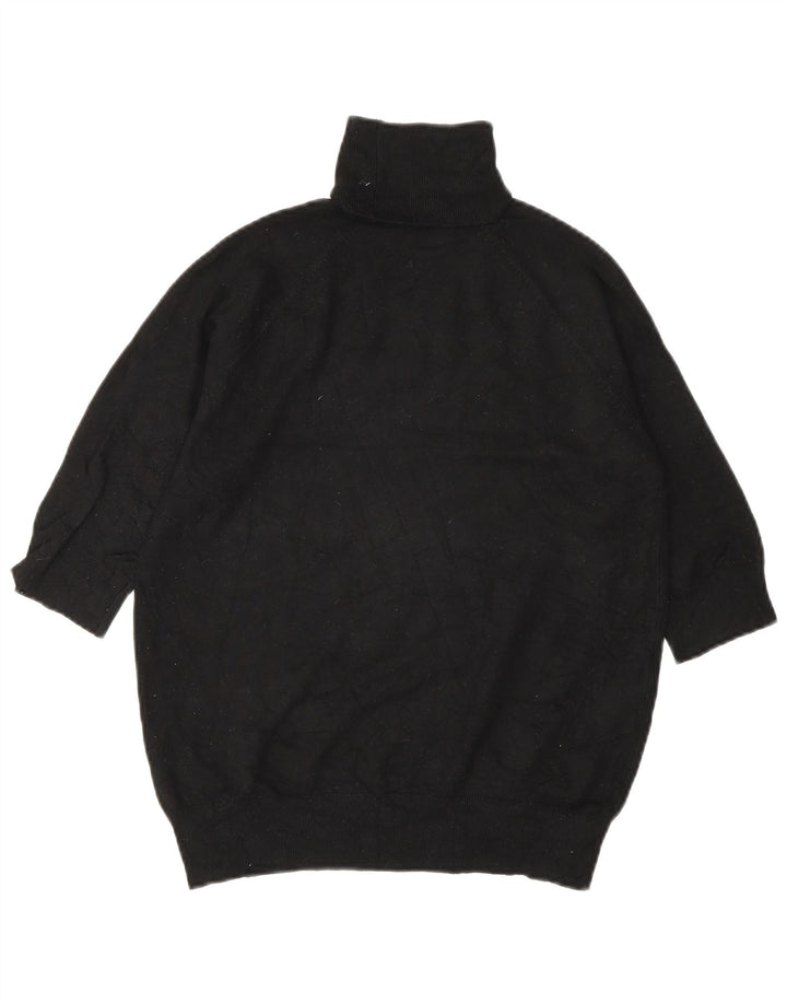 Zara Dame Rullehals Sweater UK 14 Medium Sort