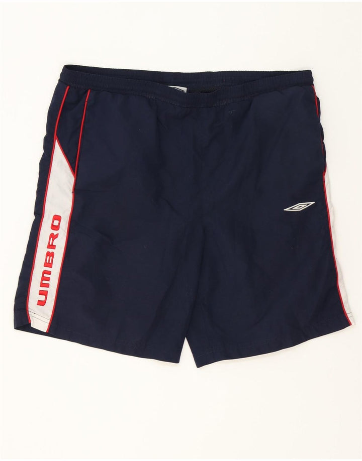 UMBRO Grafiske svømmeshorts til mænd Medium Marineblå Colourblock Polyester