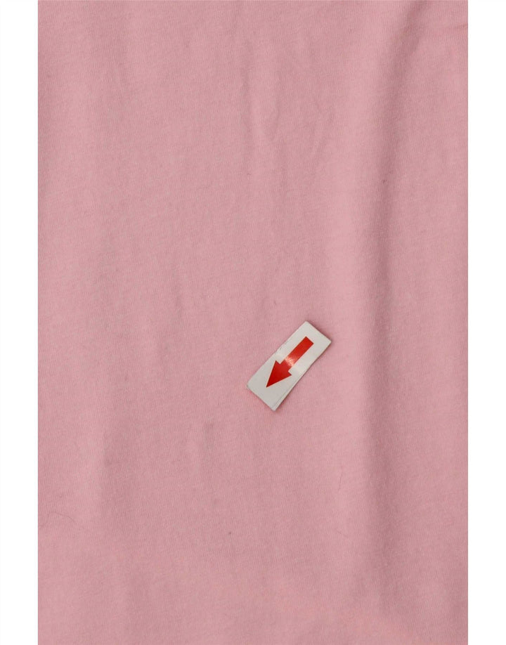 Adidas Dame Grafisk Vest Top UK 12 Medium Pink Bomuld