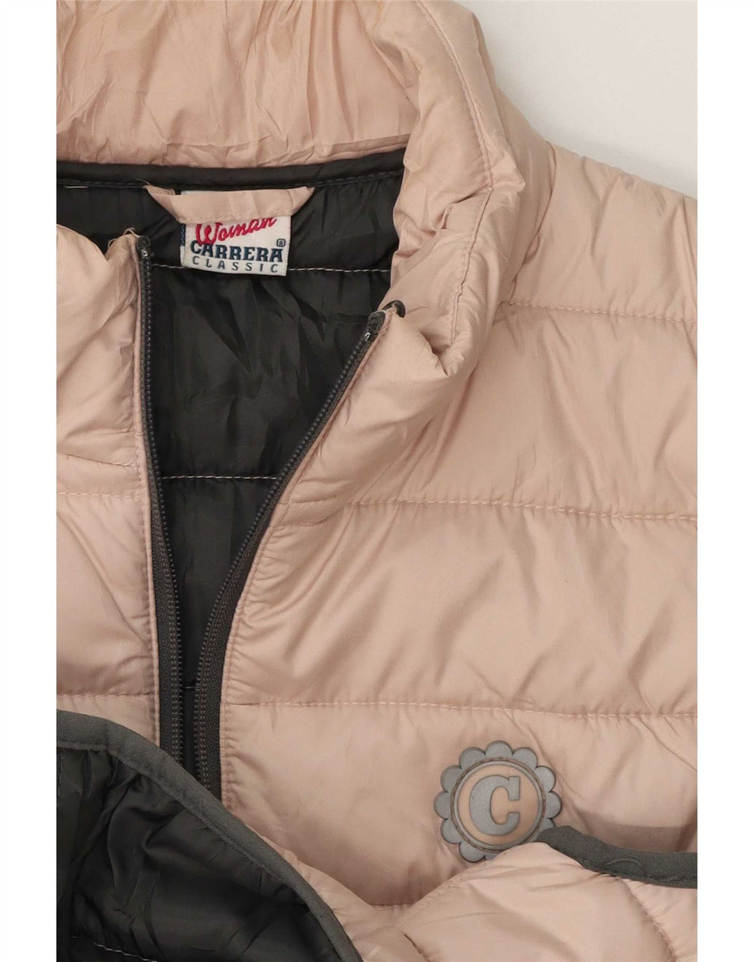 Carrera Dame Polstret Gilet UK 14 Medium Pink