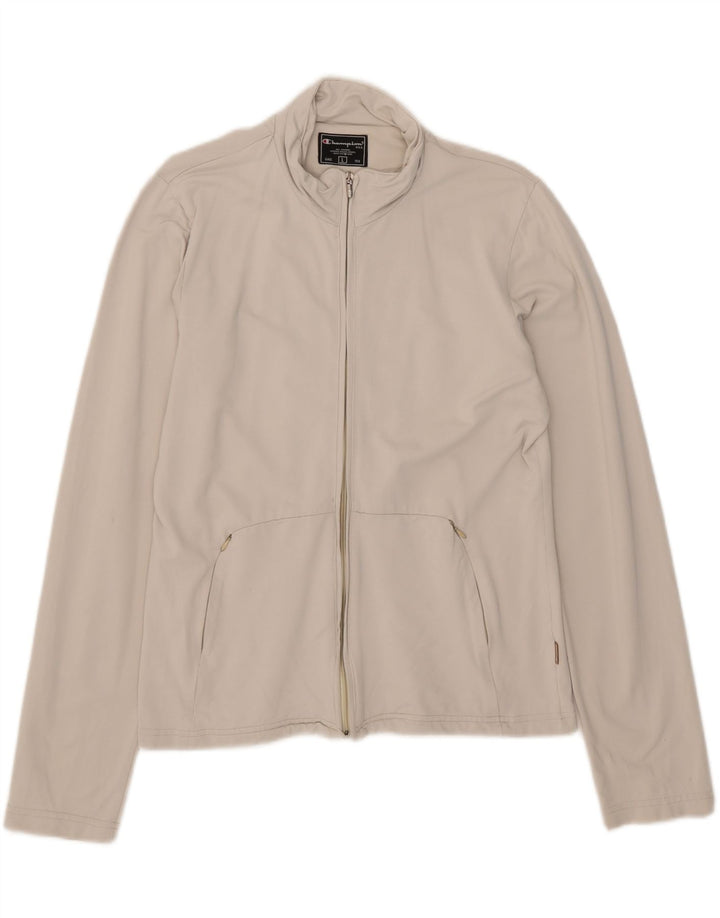 Champion Womens træningsdragt Topjakke UK 16 Large Off White