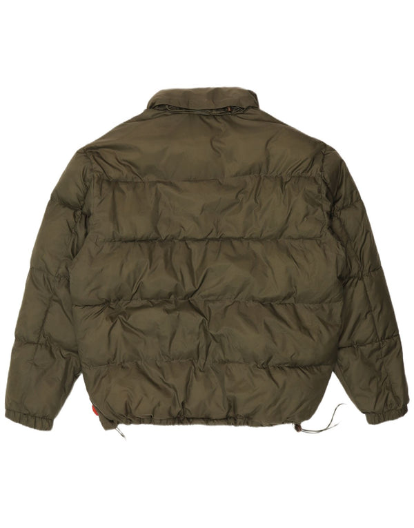 Umbro Herre hættepolstret jakke UK 44 2XL Khaki Nylon