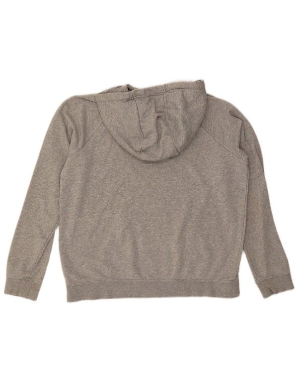 Nike Dame Hættetrøje UK 14 Medium Grey Flecked Bomuld