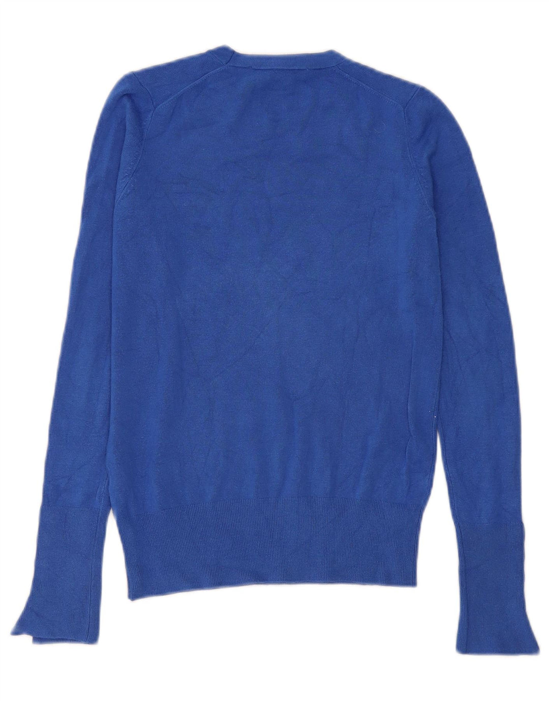Zara Dame sweater med rund hals DK 10 Small Blue Viscose