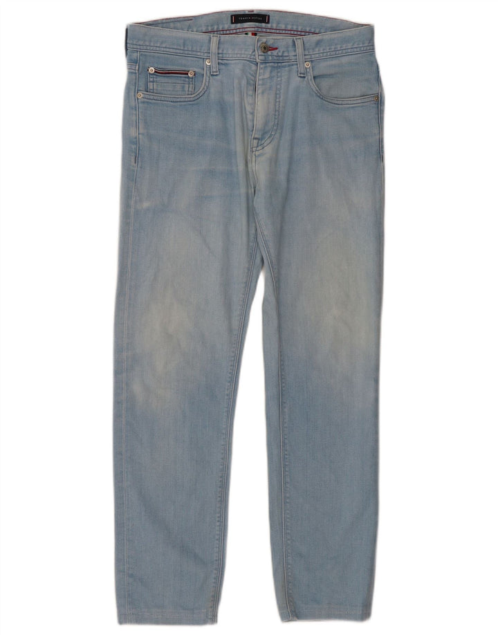 Tommy Hilfiger Herre Bleecker Slim Jeans W31 L29 Blå Bomuld
