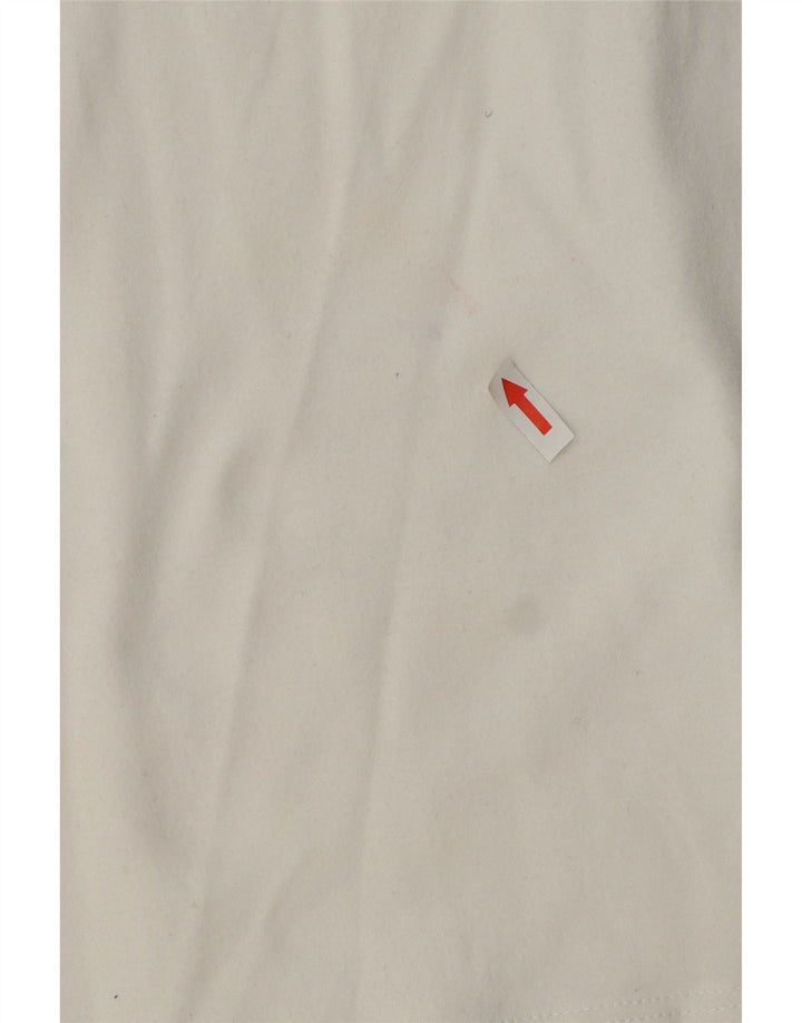 CHAMPION Dame Grafisk Top Langærmet UK 18 XL Hvid Colourblock