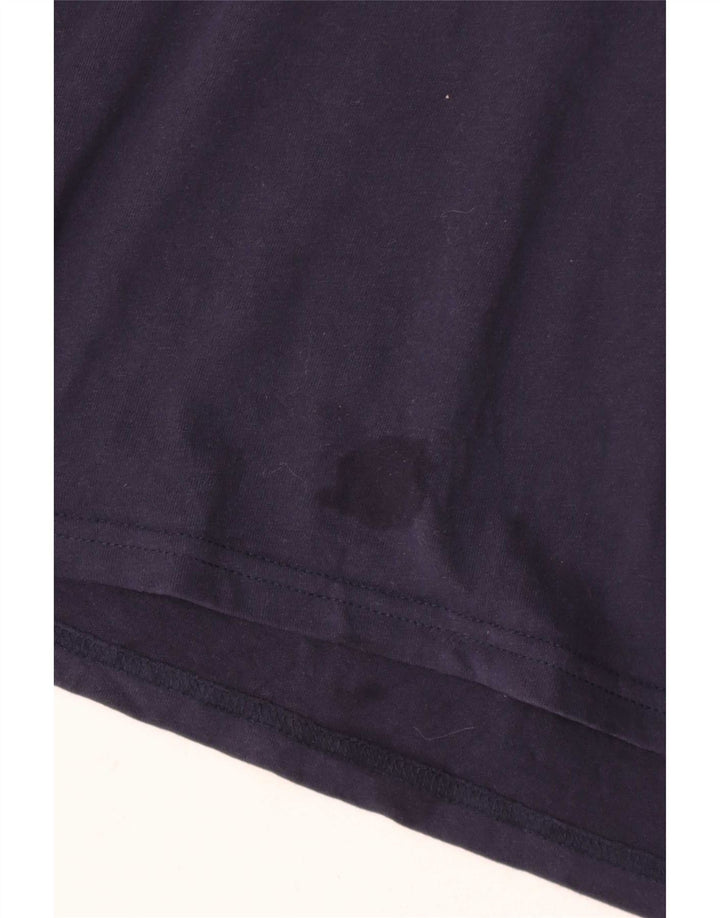 Tommy Hilfiger Herre T-Shirt Top Medium Marineblå Bomuld