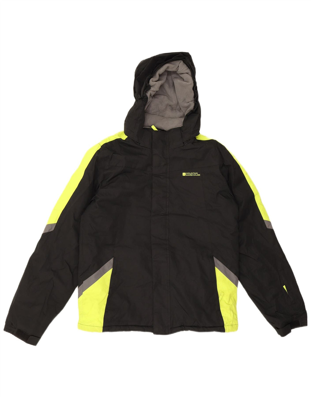 Mountain Warehouse Boys Windbreaker Jacket 12-13 år Sort Colourblock