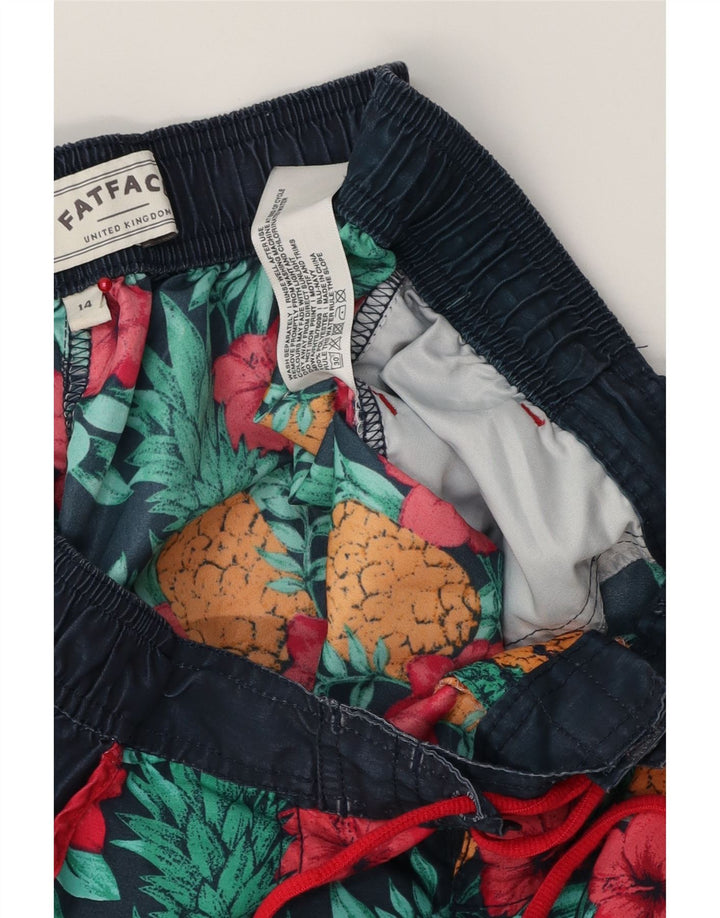 Fat Face Kvinders Badeshorts UK 14 Large Multicolored Floral Polyester