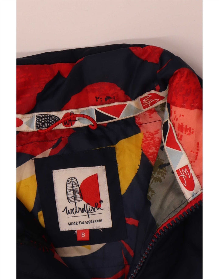 Weird Fish Womens Polstret Gilet UK 8 Small Navy Blue Polyester