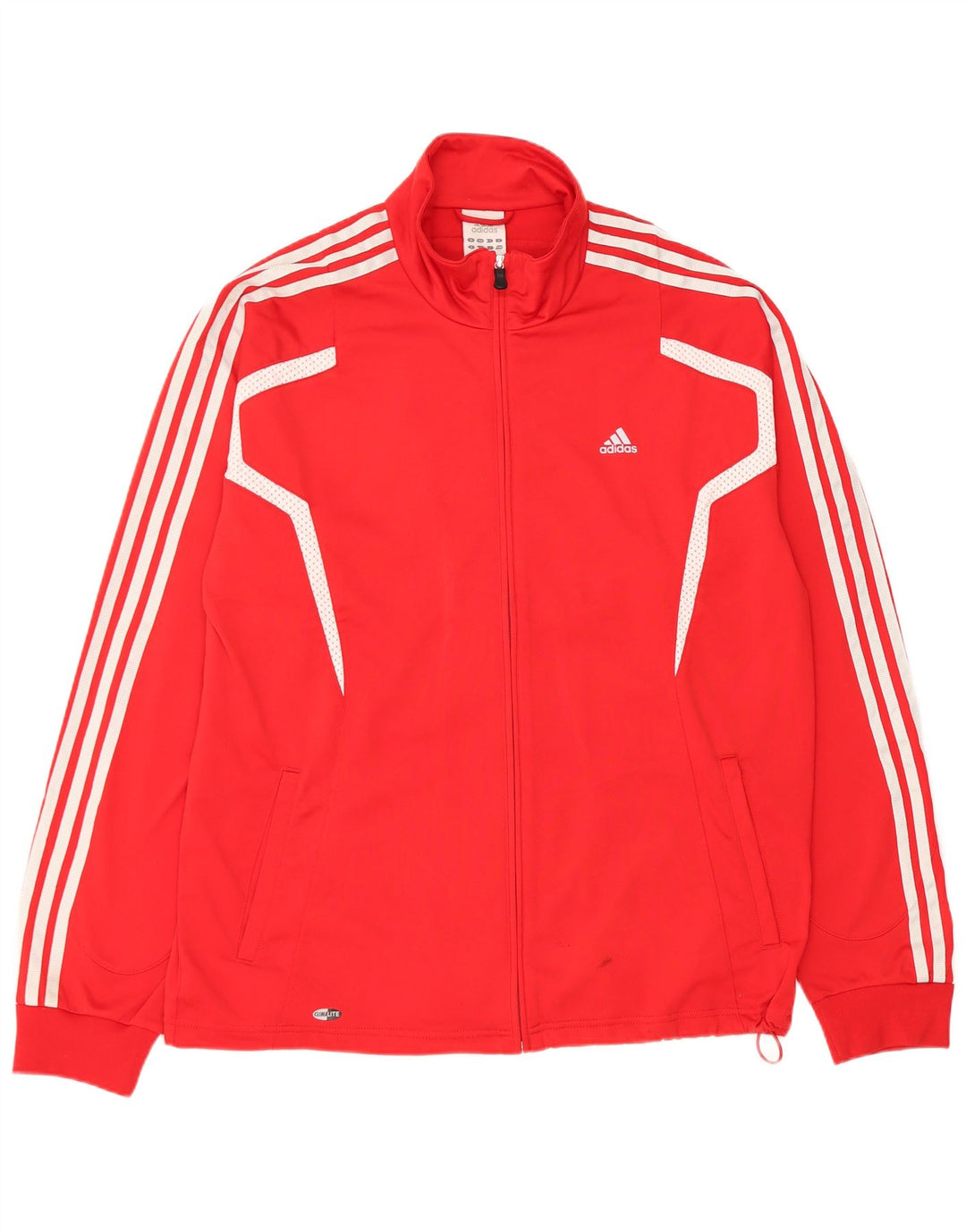 Adidas Herre Climalite Træningsdragt Topjakke Stor Rød Polyester
