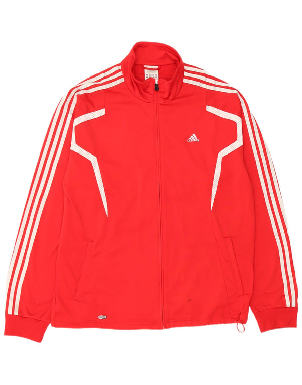 Adidas Herre Climalite Træningsdragt Topjakke Stor Rød Polyester