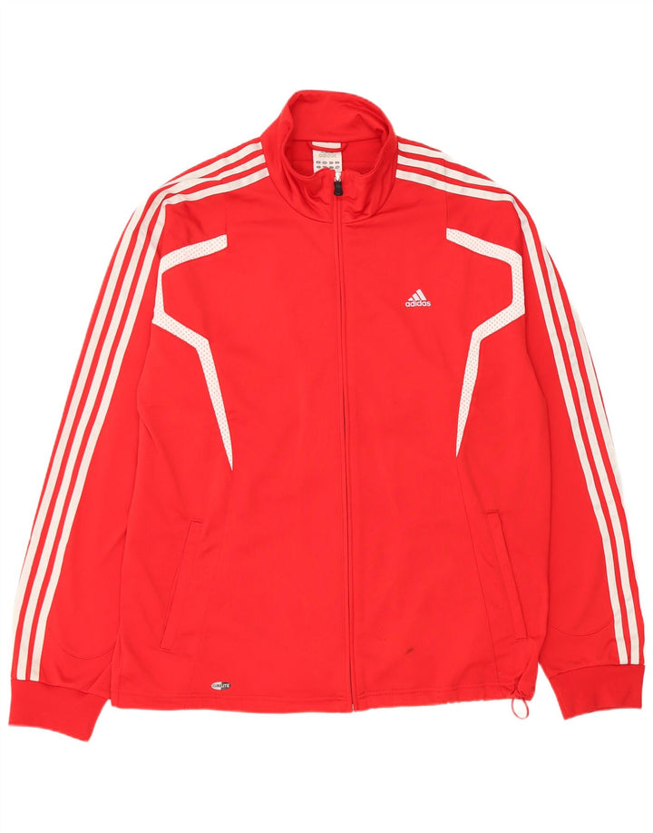 Adidas Herre Climalite Træningsdragt Topjakke Stor Rød Polyester