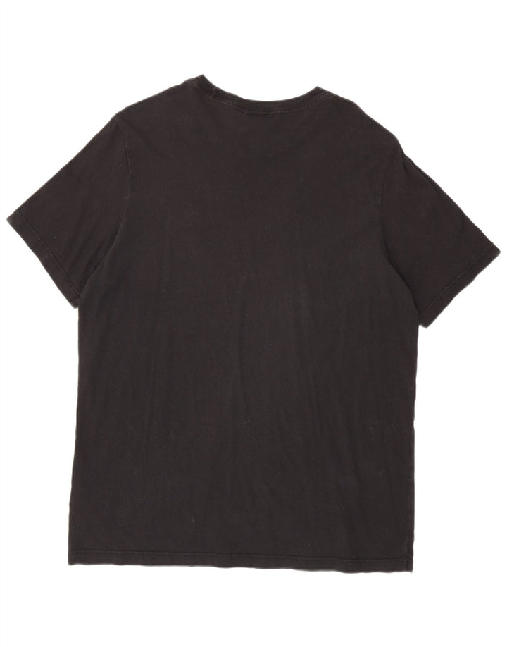 ADIDAS Herre T-Shirt Top Stor Sort Bomuld
