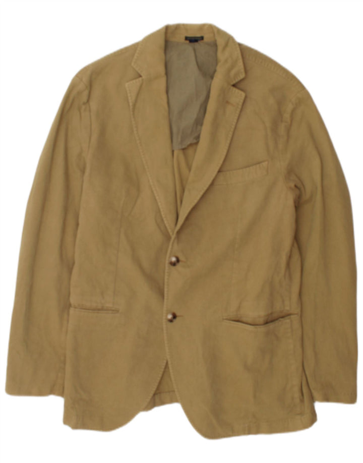 Massimo Dutti Herre 2 Button Blazer Jacket UK 36 Small Brown