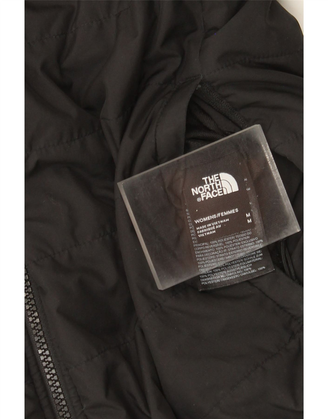 The North Face Womens Vendbar Polstret Jakke UK 14 Medium Sort Polyester