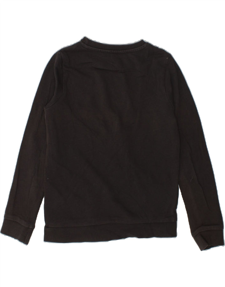 GUESS Boys Graphic Sweatshirt Jumper 7-8 Years Brown Cotton | Vintage Guess | Thrift | Second-Hand Guess | Used Clothing | Messina Hembry 