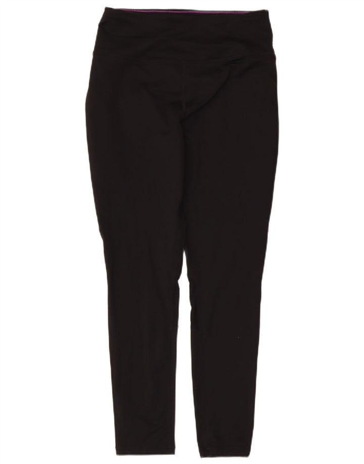 Calvin Klein Dame Leggings UK 12 Medium Sort Nylon