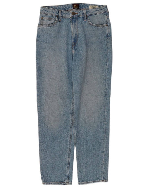 Lee Dame Carol Crop Straight Jeans W28 L27 Blå Bomuld
