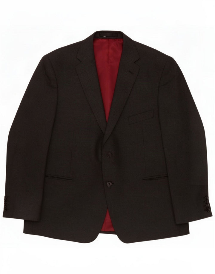 Marks & Spencer Herre 2-knaps blazerjakke UK 46 XL Grå Polyester