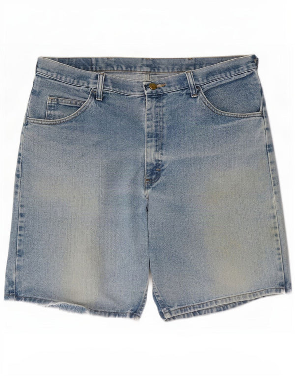 Wrangler Herre Relaxed Fit denimshorts Large W36 Blue Cotton