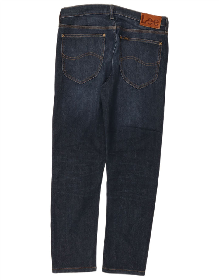 Lee Mens Daren Slim Jeans W31 L27 Marineblå Bomuld