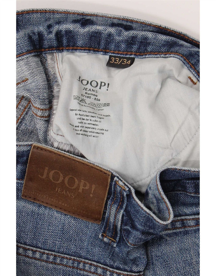Joop Herre Bootcut Jeans W33 L34 Blå Bomuld