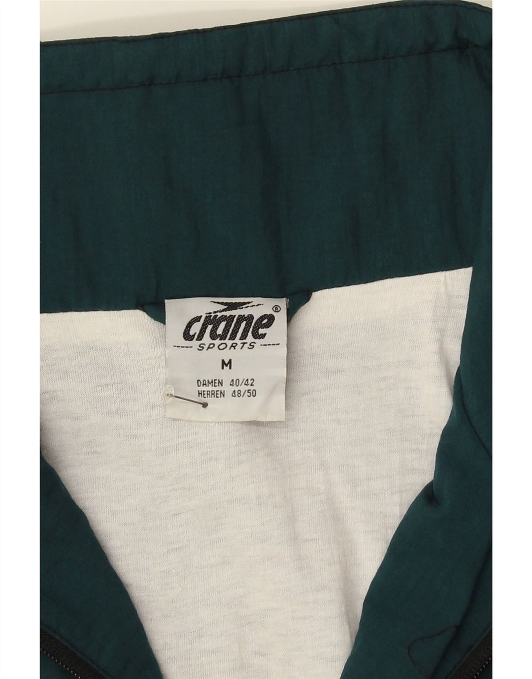 Crane Herre Windbreaker Jacket EU 48/50 Medium Green Colourblock Sports