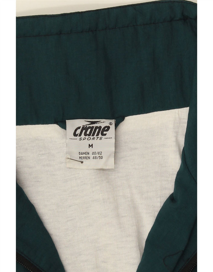 Crane Herre Windbreaker Jacket EU 48/50 Medium Green Colourblock Sports