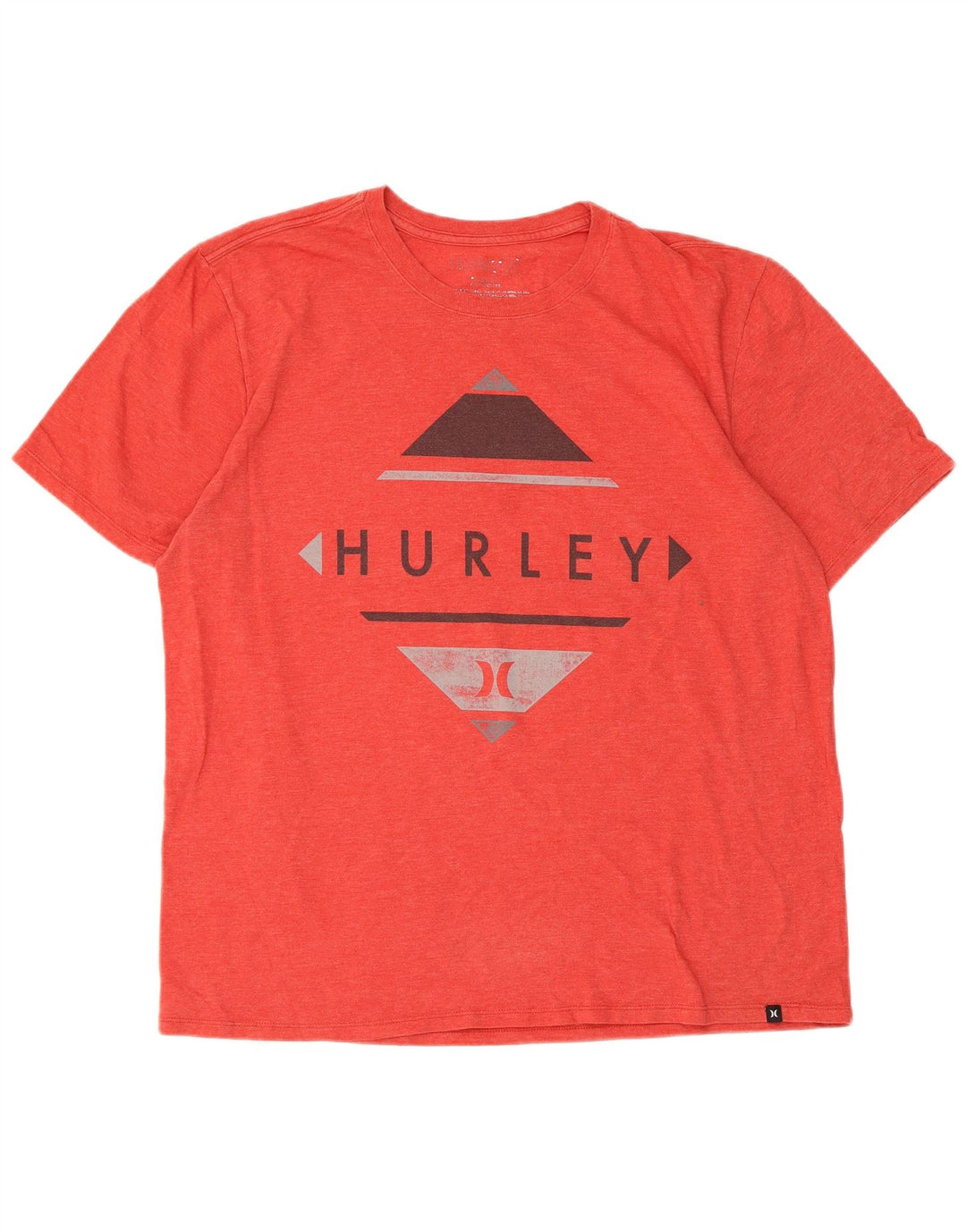 Hurley Herre Grafisk T-Shirt Top Stor Rød Polyester
