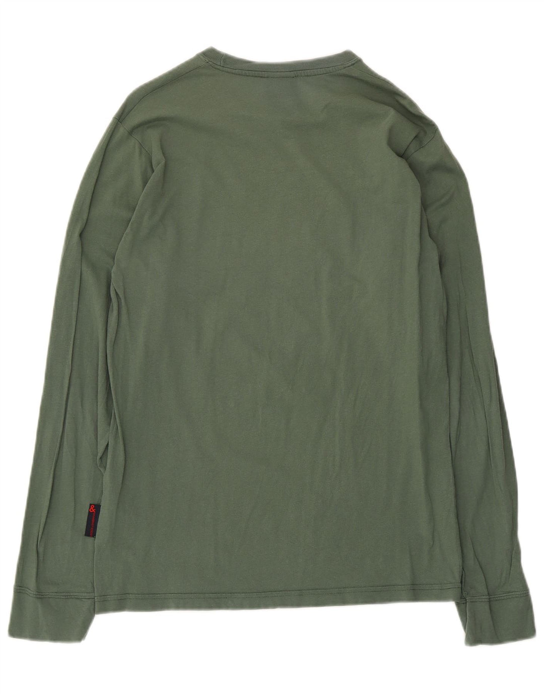 Dolce & Gabbana Dame Top Langærmet IT 48 XL Khaki Bomuld