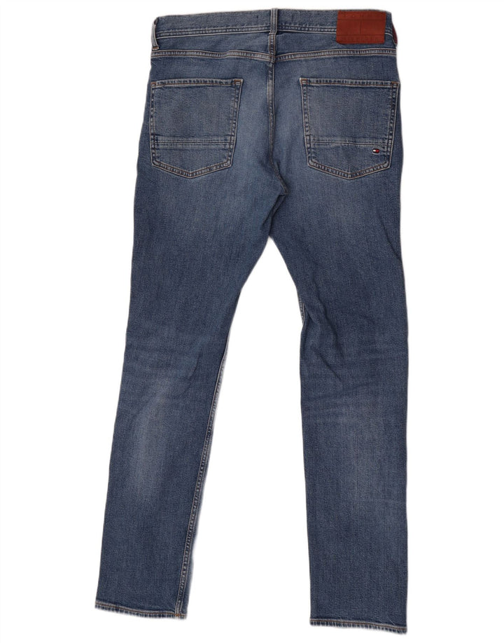 Tommy Hilfiger Herre Denton Straight Jeans W32 L32 Blå