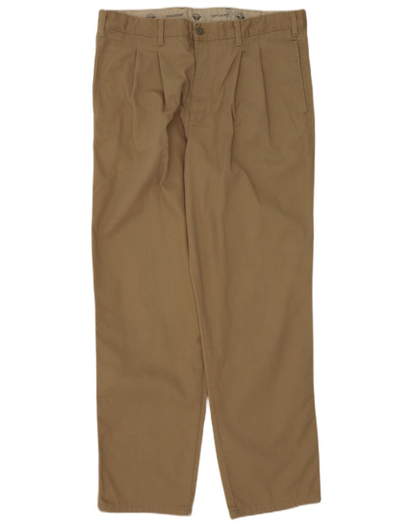 Dockers Herre Pegged Cargo Trousers W38 L32 Beige