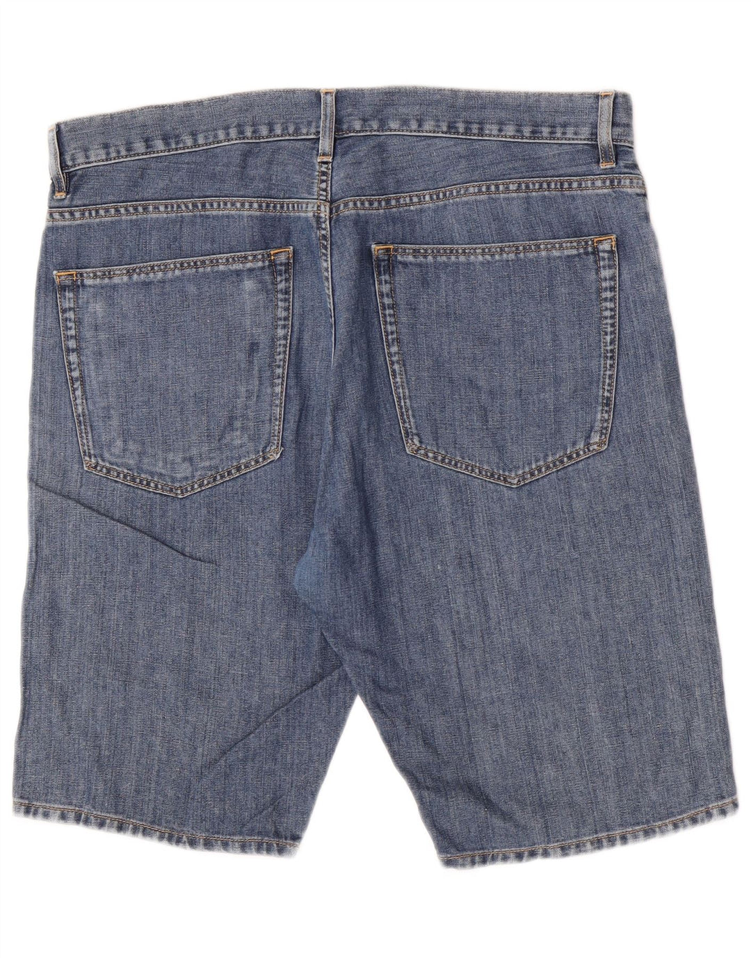 Lacoste Herre Denim Shorts Størrelse 44 Large W34 Blå Bomuld