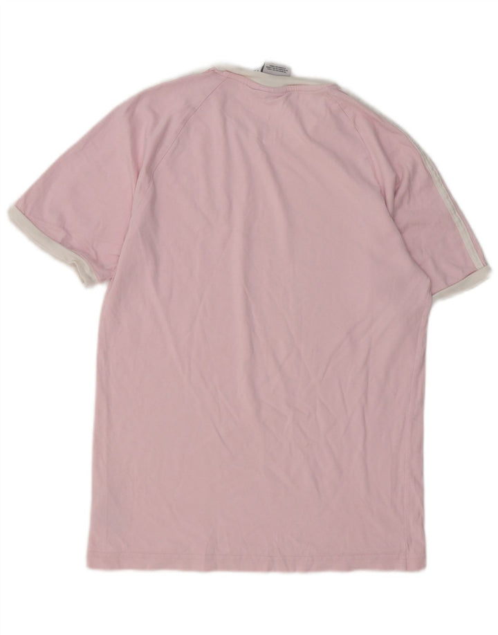 Adidas Herre T-Shirt Top Lille Pink Bomuld