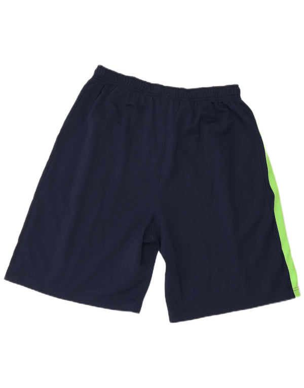 Nike Herre Seattle Seahawks Sport Shorts Large Navy Blue Colourblock